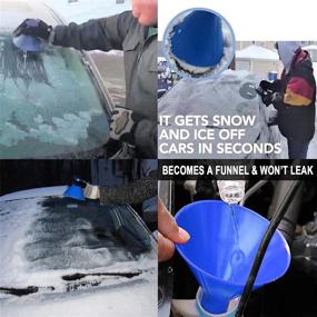 img 2 attached to ❄️ Fullyy Round Windshield Ice Scrapers: The Magic Cone-Shaped Car Snow Removal Tool - PureZoneA