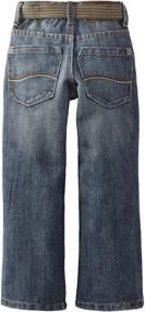 img 1 attached to 👖 Boys' Clothing: Dungarees Belted Straight Jeans - A Perfect Fit