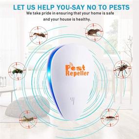 img 1 attached to 🐭 6 Pack Ultrasonic Pest Repellers - Electronic Plug-In Sonic Control for Insects, Roaches, Mice, Spiders, Rodents, Mosquitoes - Effective Pest Control Solution