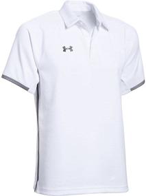 img 1 attached to Under Armour Rival Large White Graphite: High-Performance Men's Clothing for Ultimate Comfort and Style