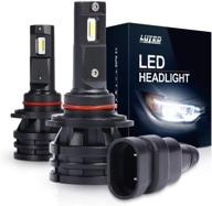 💡 9005 hb3 led headlight bulbs conversion kit u2 series - compact design, 6500k xenon white cree, 6000 lumens/set logo