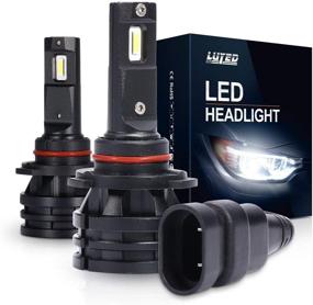 img 4 attached to 💡 9005 HB3 LED Headlight Bulbs Conversion Kit U2 Series - Compact Design, 6500K Xenon White CREE, 6000 Lumens/Set