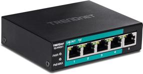 img 4 attached to 📷 TRENDnet 5-Port Long Range PoE+ Switch with Camera DIP Switch, Black TE-FP051