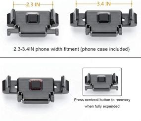 img 1 attached to 📱 XIAOKA Даш Мульти-крепление держателя телефона для Jeep Wrangler JL/Gladiator JT - внутренний организатор коробки и набор аксессуаров