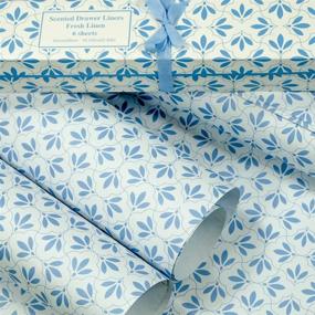 img 3 attached to 🎁 Luxurious LA BELLEFÉE Drawer Liners: 6-Sheets of Fresh Linen Scented Liner for Shelf, Cabinet, Dresser, Closet & More - Perfect Summer Gift Set!