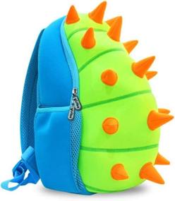 img 4 attached to 🦖 Dinosaur Backpack: Waterproof Sidesick for Kindergarten Kids