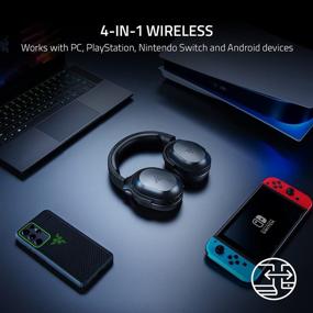img 3 attached to 🎧 Razer Barracuda X Wireless Gaming and Mobile Headset: Lightweight 250g Design - Detachable HyperClear Mic - Long-lasting 20-hour Battery Life - Compatible with PC, PS5, Switch, Android - Black