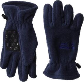 img 2 attached to 🧥 Jack Wolfskin Unisex Child Fleece Midnight Boys' Accessories: Optimal Warmth in Cold Weather