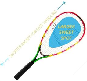 img 3 attached to 🏸 Speedminton S600 Set - Premium Speed ​​Badminton / Crossminton Starter Kit with 2 Rackets, 3 Speeders, Speedlights, and Bag