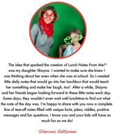 lunch box notes for kids - educational hanukkah facts &amp; funnies” - te logo