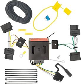 img 1 attached to Reese Towpower T-Connector Harness | 4-Way Flat | Compatible with Ford Econoline, Edge, Escape, Lincoln MKX, Mazda Tribute, Mercury Mariner