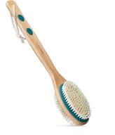 🧖 dual-sided long handle bath brush: the ultimate exfoliator! logo