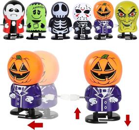 img 1 attached to 🎃 Spooky Max Fun Halloween Assortment: Unleash the Thrill with Wind-Up Surprises!