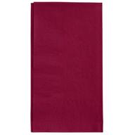 perfectware ply burgundy dinner napkins logo