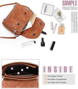 img 1 attached to 👜 Stylish & Practical Tom Clovers Shoulder Crossbody Shopping Handbags & Wallets in Satchels for Women