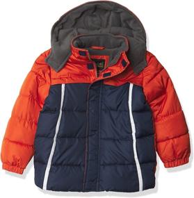 img 4 attached to 🧥 IXtreme Boys Colorblock Puffer Navy Jacket - Premium Boys' Clothing at its Finest