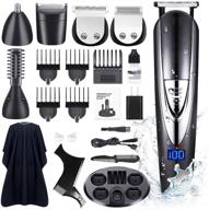 dikaneo 10-in-1 beard trimmer hair clipper kit for men - ultimate electric grooming set for nose, ear, facial, and body - waterproof, usb rechargeable, cordless precision groomers logo