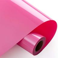 🎀 pink htv heat transfer vinyl 12" x 13' rolls - easy cut & weed htv vinyl for cricut and other cutters - heat transfer vinyl for t-shirts logo