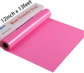 img 3 attached to 🎀 Pink HTV Heat Transfer Vinyl 12" x 13' Rolls - Easy Cut & Weed HTV Vinyl for Cricut and Other Cutters - Heat Transfer Vinyl for T-Shirts