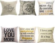 wuwe vintage decorative cushion pillowcase logo