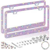 oucpc rhinestone license stainless license multicolor logo