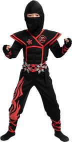 img 2 attached to 🔥 Flame Ninja Costume for Kids - Unisex Design