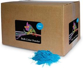 img 4 attached to 25 Pounds Bulk Blue Holi Colored Chalk - Chameleon Colors Color Powder