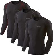 👕 pack of 2-3 men's athletic long sleeve compression shirts for devops логотип