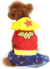 img 4 attached to DC Comics Superhero Halloween Costumes Dogs for Apparel & Accessories