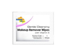 img 4 attached to 💎 Питьевая вода для снятия макияжа Diamond Wipes - 500шт. в коробке, обогащены витамином E, идеальны для снятия водостойкого макияжа.