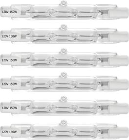 img 4 attached to 🏞️ Enhance Outdoor Security with Halogen Double Floodlight Landscape