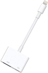 img 4 attached to 🔌 High-Definition Lightning to HDMI Adapter with Charging Port - For iPhone, iPad, iPod and TV Monitor Projector - 1080P - White