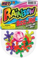 🎉 ja-ru big jacks toy set (1 pack) - classic jax games for kids & adults - great party favors & stocking stuffer - table game with bouncy ball - bulk purchase option - 731-1a logo