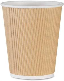 img 1 attached to ☕ Premium Set of 150 Ripple Insulated Kraft 8-oz Paper Cups for Hot Beverages - Triple-Layered Rippled Wall Enhances Heat Retention – Ideal for Cappuccino, Hot Cocoa, or Iced Drinks