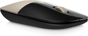 img 2 attached to HP Z3700 Wireless USB Mouse in Modern Gold Matte/Glossy Black - X7Q43AA#ABL