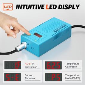 img 1 attached to Optimized AIRMX Digital Soldering Station Temperature for Efficient Performance