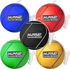 img 1 attached to Experience Murray Sporting Goods' Full Size Tetherball - Superior Quality for Competitive Fun!
