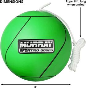 img 2 attached to Experience Murray Sporting Goods' Full Size Tetherball - Superior Quality for Competitive Fun!