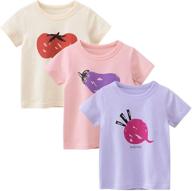 👚 vanberfia girls sleeve t shirts ht9312: stylish tops, tees, and shirts for boys' clothing logo