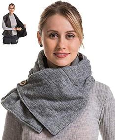 img 4 attached to Travel Pocket Women Infinity Scarf Women's Accessories