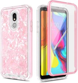 img 3 attached to Durable Light Pink Full-Body Protective Case for LG Rebel 4 LTE, Aristo 2/3 Plus, Aristo 3/Tribute Dynasty/Empire/Zone 4/Phoenix 4/Fortune 2/Risio 3/Rebel 3/K8s - E-Began