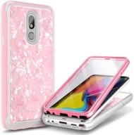 durable light pink full-body protective case for lg rebel 4 lte, aristo 2/3 plus, aristo 3/tribute dynasty/empire/zone 4/phoenix 4/fortune 2/risio 3/rebel 3/k8s - e-began logo