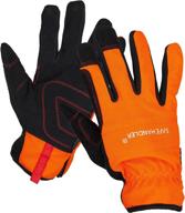 high visibility gloves l xl logo