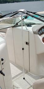 img 1 attached to 🚤 Black Boat Cover Support System by Taylor Made Products - Model 55741