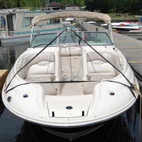 img 2 attached to 🚤 Black Boat Cover Support System by Taylor Made Products - Model 55741