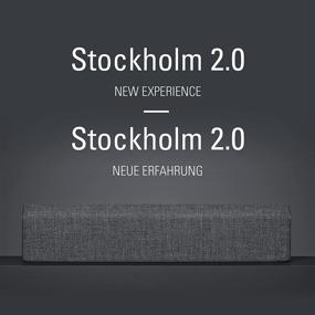 img 3 attached to 🔊 Vifa Stockholm 2.0 Беспроводная акустическая панель Bluetooth: Нордический дизайн, аудиофильская акустическая система высшего класса, беспроводная и умная многофункциональная система для нескольких комнат (Сланцево-черный)