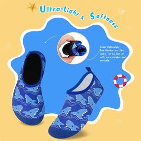 img 1 attached to 👣 Top-rated Water Swim Shoes for Kids: Barefoot Aqua Socks Shoes, Quick Dry Non-Slip for Baby Boys & Girls