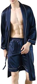 img 4 attached to 🛀 Luxurious Lavnis Bathrobe Nightgown: Ideal Loungewear and Sleepwear