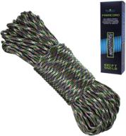 ultimate 550 paracord bracelet parachute cord - type iii 7 strand rope - vast color selection - 100 feet length logo