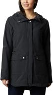 columbia women's here & there trench coat logo